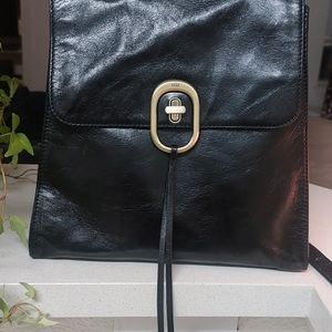 Hobo Leather Black backpack